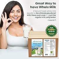 Vista 8 de Z Natural Foods - Leche en polvo entera premium - Leche en polvo para hornear, cocinar, bebidas - Leche en polvo seca, pasteurizada, sin OMG, sin