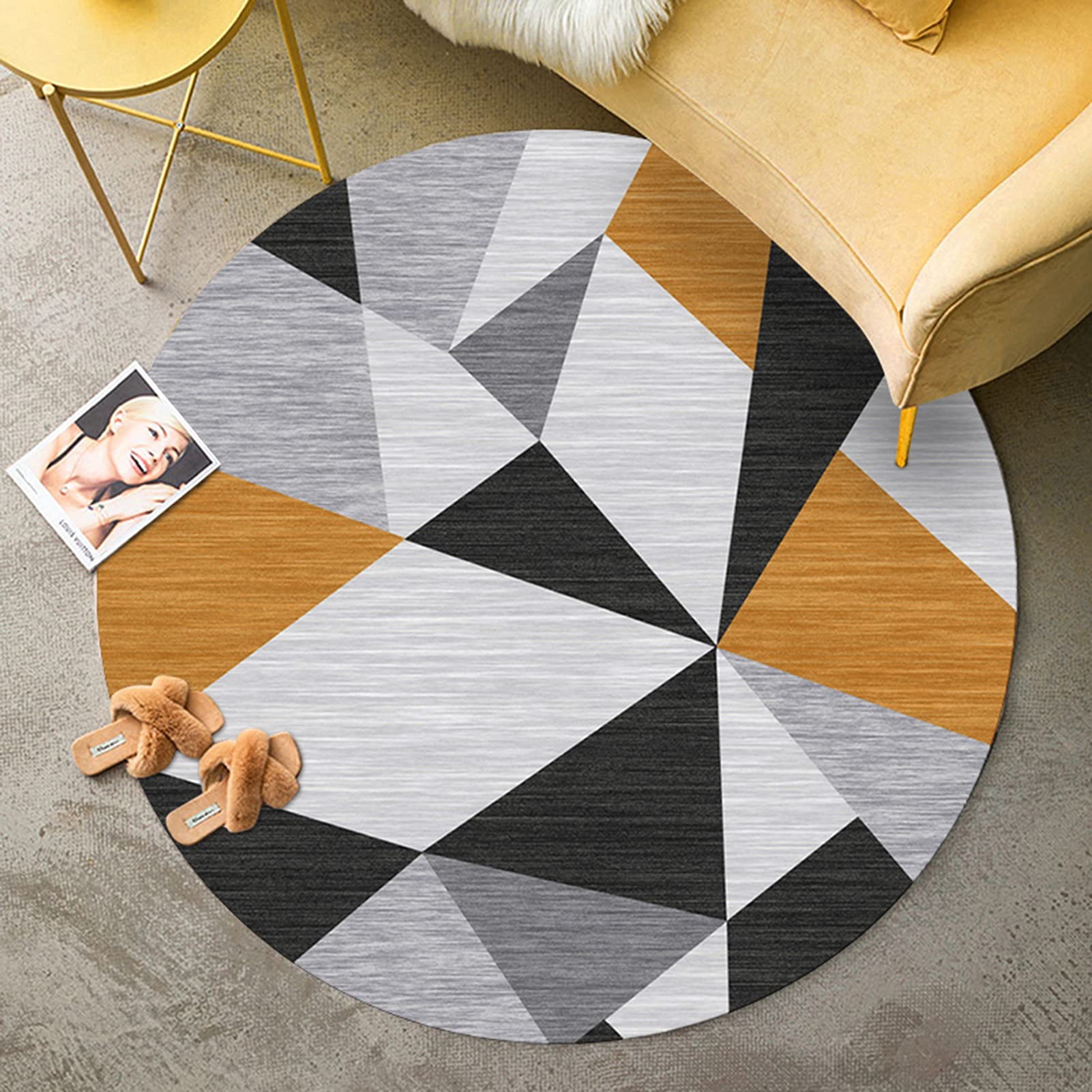 Tapis de salon lavable et antidérapant pour un entretien facile