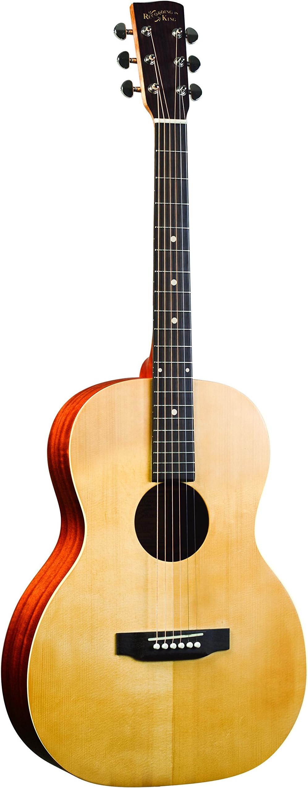 Recording King Eztone ROS-A9M All Solid "12 Fret Clear" Acoustic Guitar