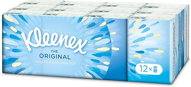 Kleenex Original Handkerchiefs, 12 Count