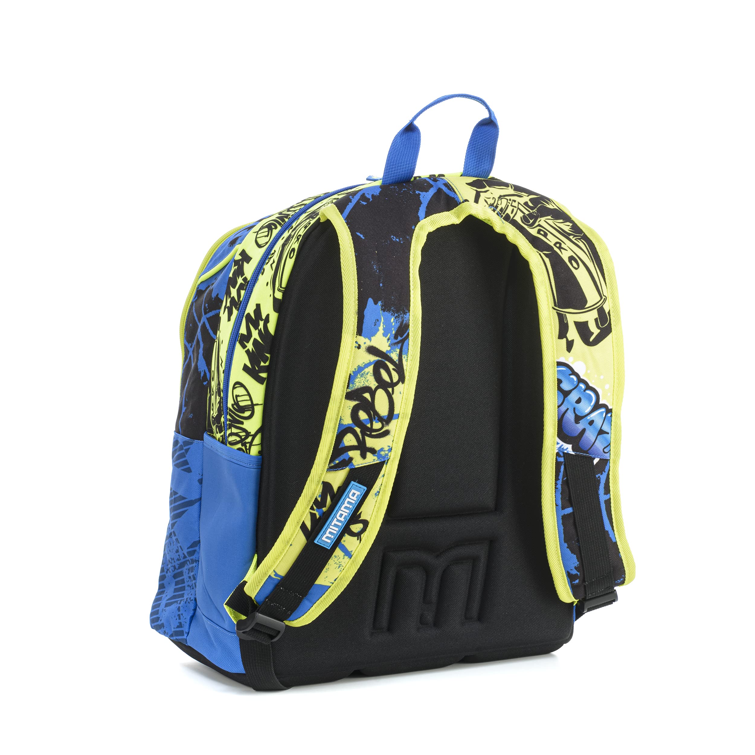 Mitama Zaino Plus, Super Fluo, Boy, Scuola e Tempo Libero, con Cappello Omaggio e Shopper