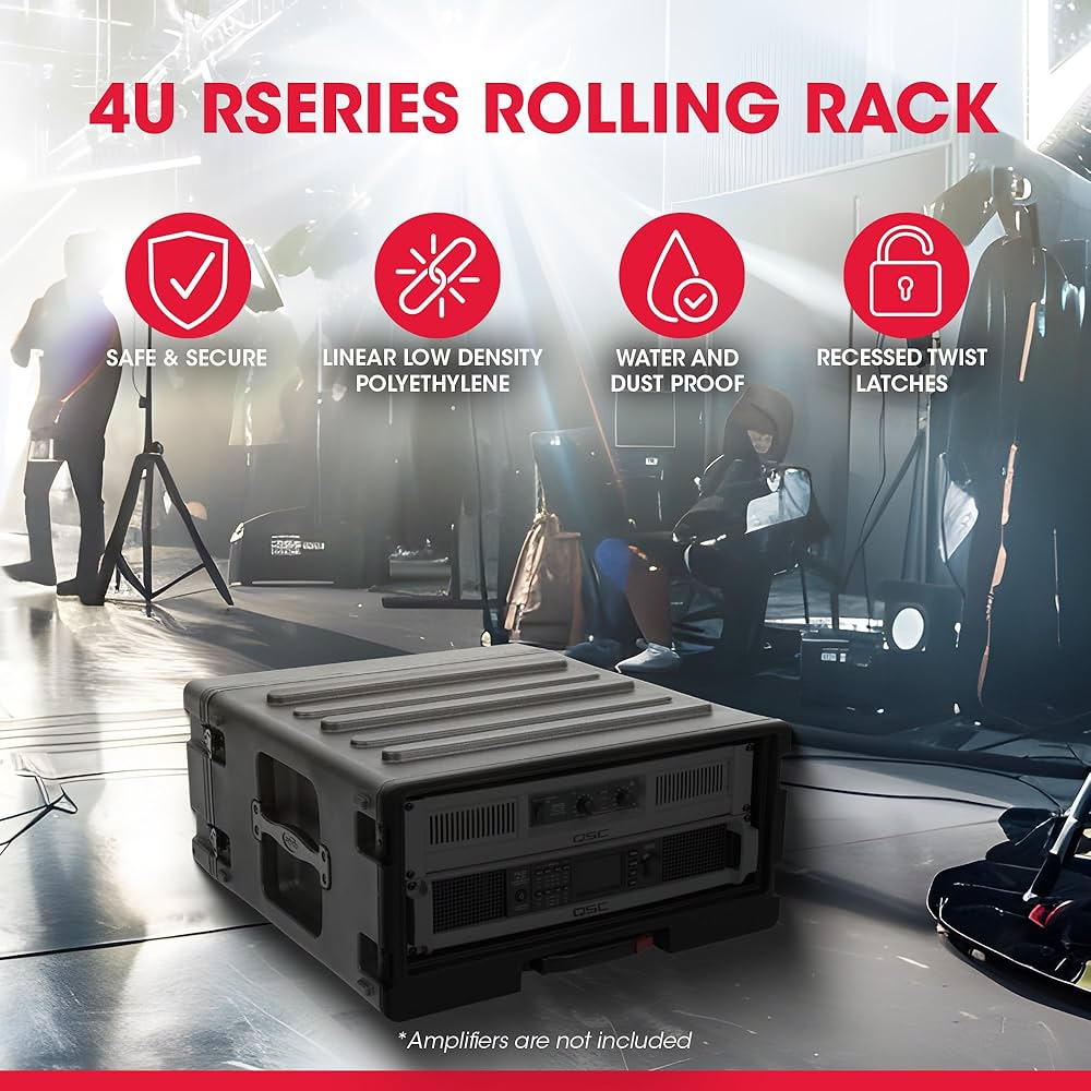 Amazon.com: SKB 4U rSeries Rolling Rack with Integrated Back