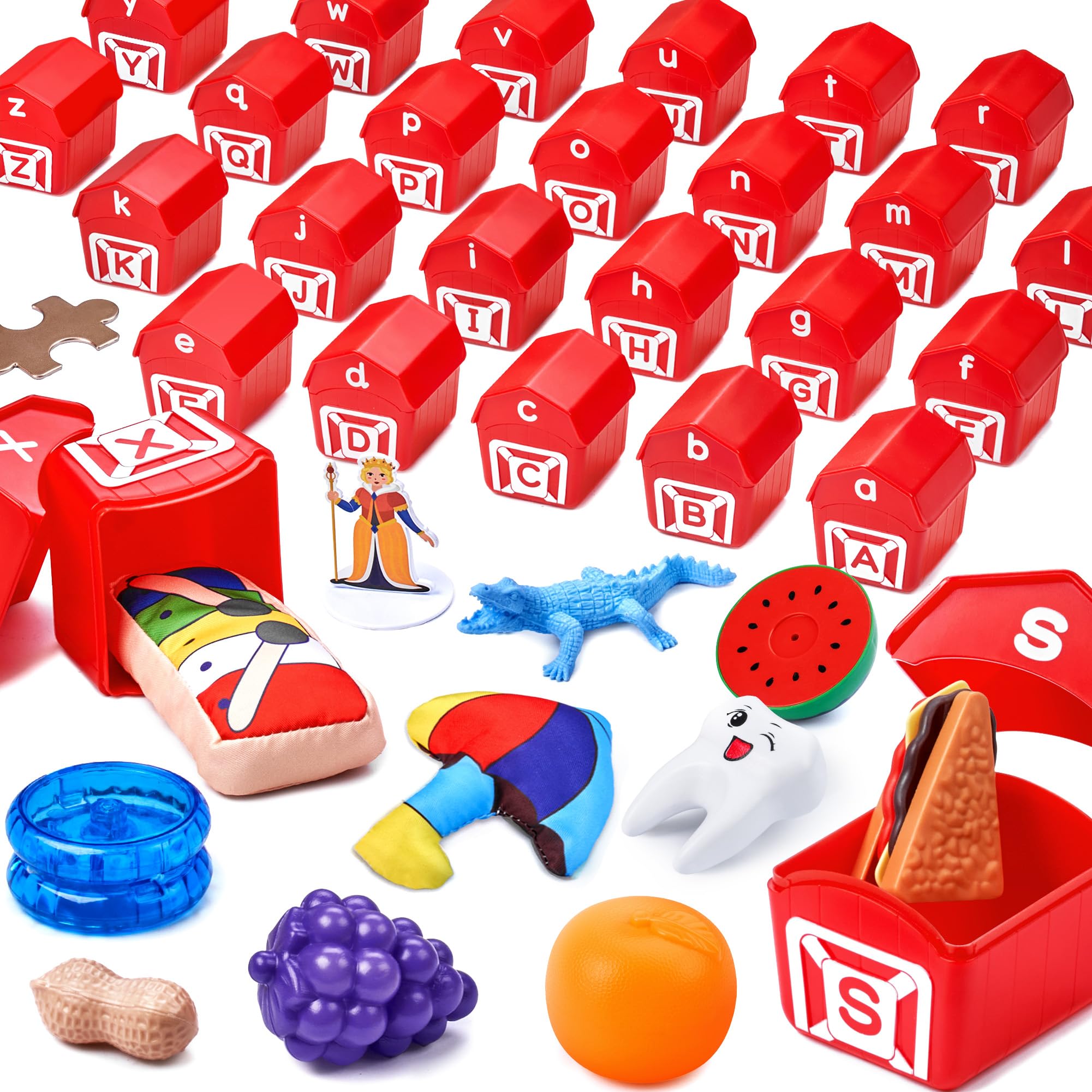 Amazon.com: JoyCat Alphabet Learning Toys, 26 Letters Barns and 26
