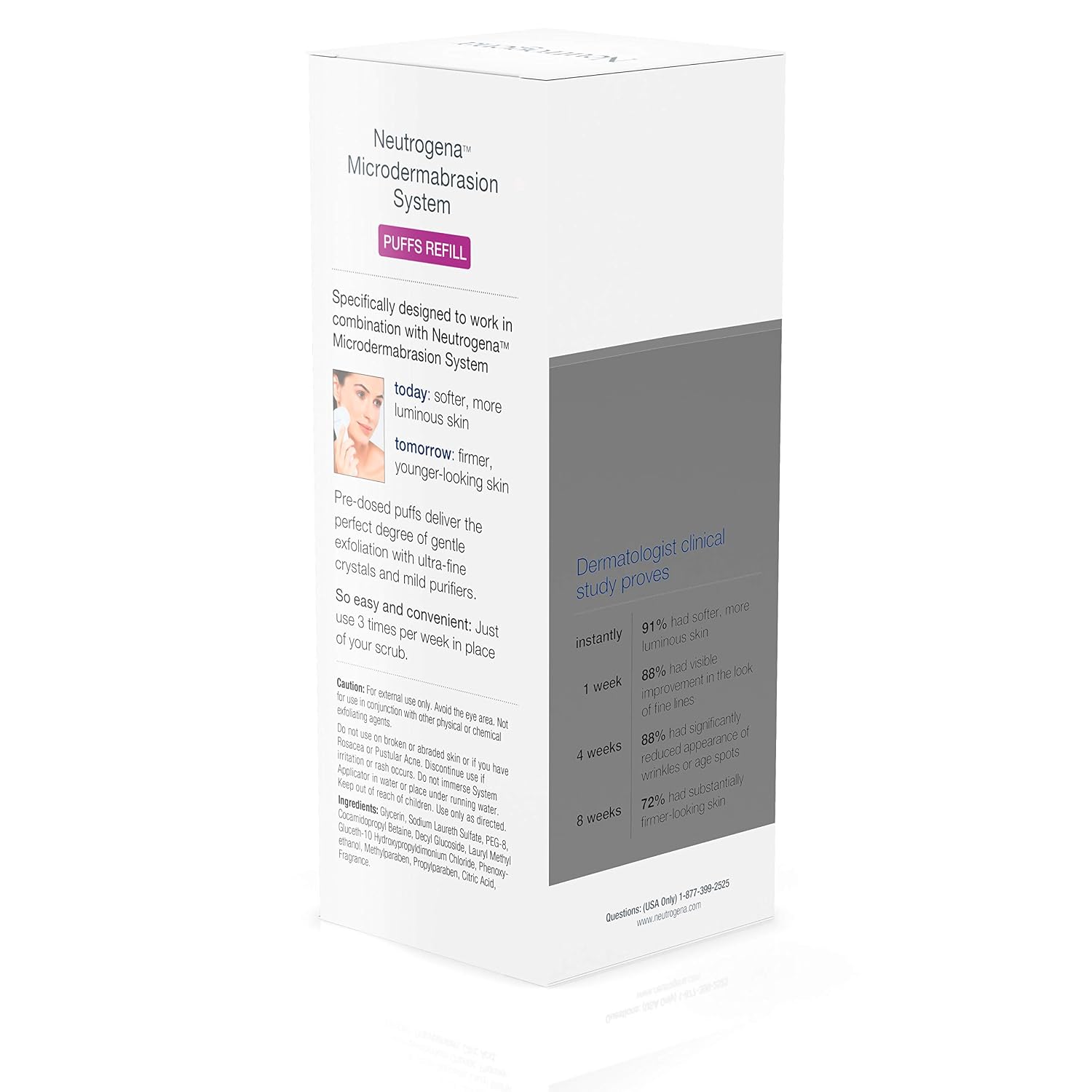 Neutrogena, Cleansing Microdermabrasion System Puff Refills, 24 ct
