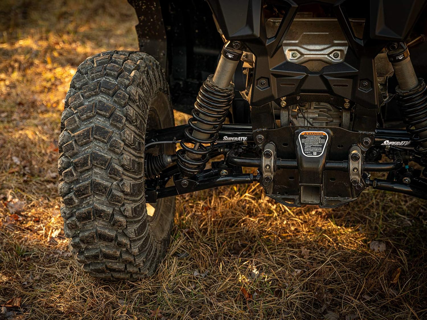 SuperATV Rear A-Arms for 2021+ Can-Am Commander 1000R DPS | 2022+ Can-Am Commander DPS 700 | UV-resistant Powder Coat Finish | Adjustable Pivot Blocks