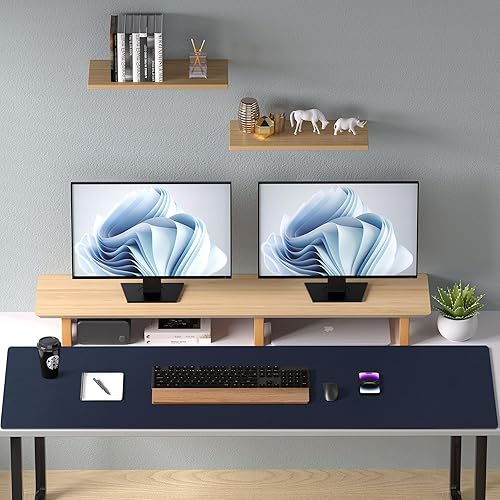 Miniatura 430 de Aothia Tapete protector de escritorio, alfombrilla para mouse, antideslizante, impermeable, de piel sintética, secante de escritorio, para Verde