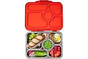 Yumbox Presto Leakproof Stainless Steel Leakproof Bento Box For Kids (Tango Orange)