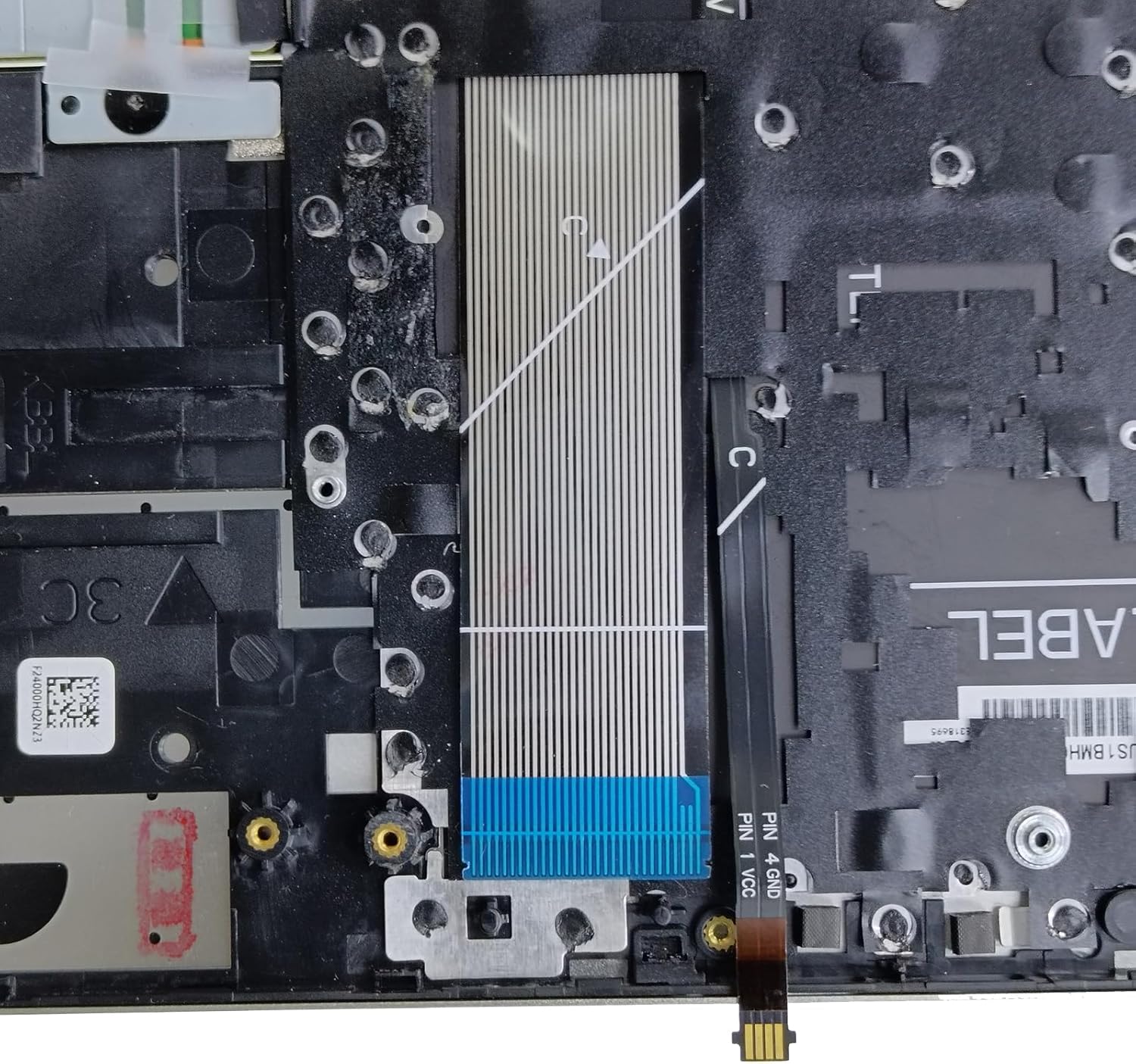 Replacement for Dell Dell Inspiron 14 7420 7425 2-in-1 Palmrest Backlit Keyboard Touchpad Assembly 0VG9M1 VG9M1