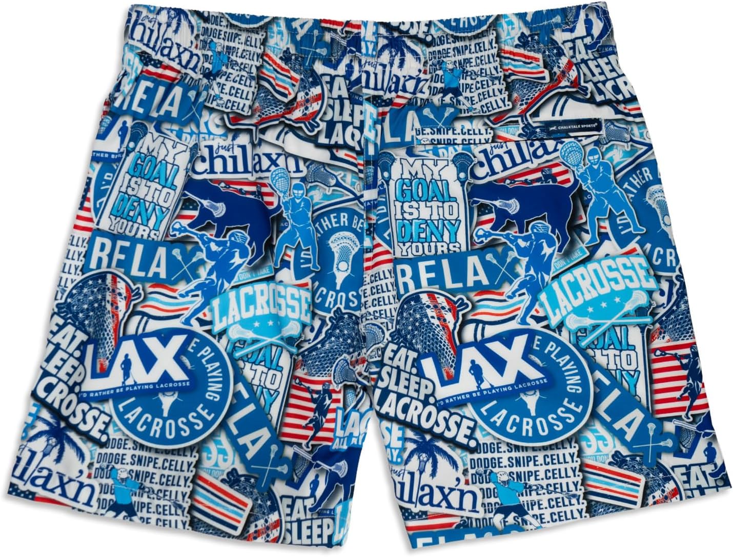ChalkTalkSPORTS HydroActive Lacrosse Shorts - Lacrosse Athletic Shorts & Swim Trunks - Compression Liner - Youth & Adult