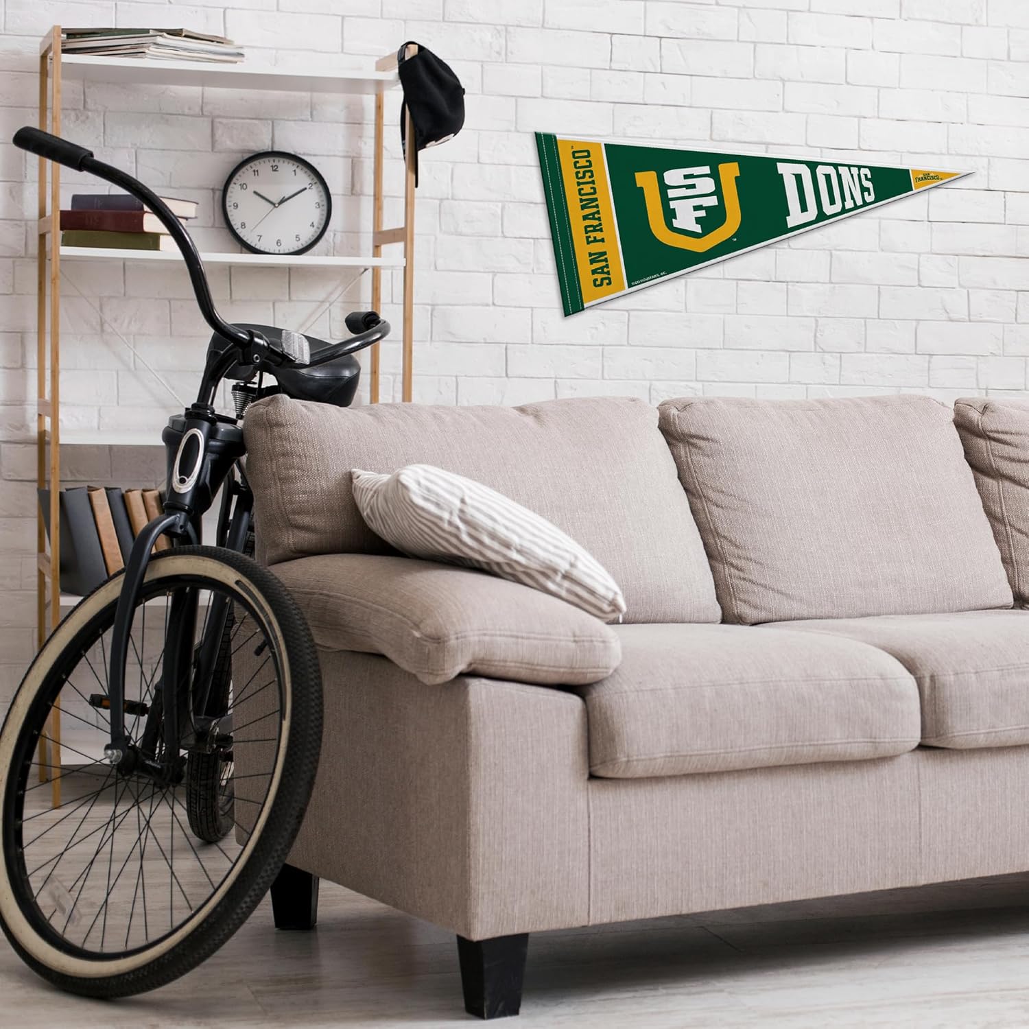 Rico Industries NCAA San Francisco Dons 12" x 30" Felt Wall Décor Pennant - Great for Home/Bed Room/Man Cave Décor - Image 3