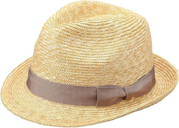 Amazon | (田中帽子) Simone (シモン) 麦わら 細麦中折れハット