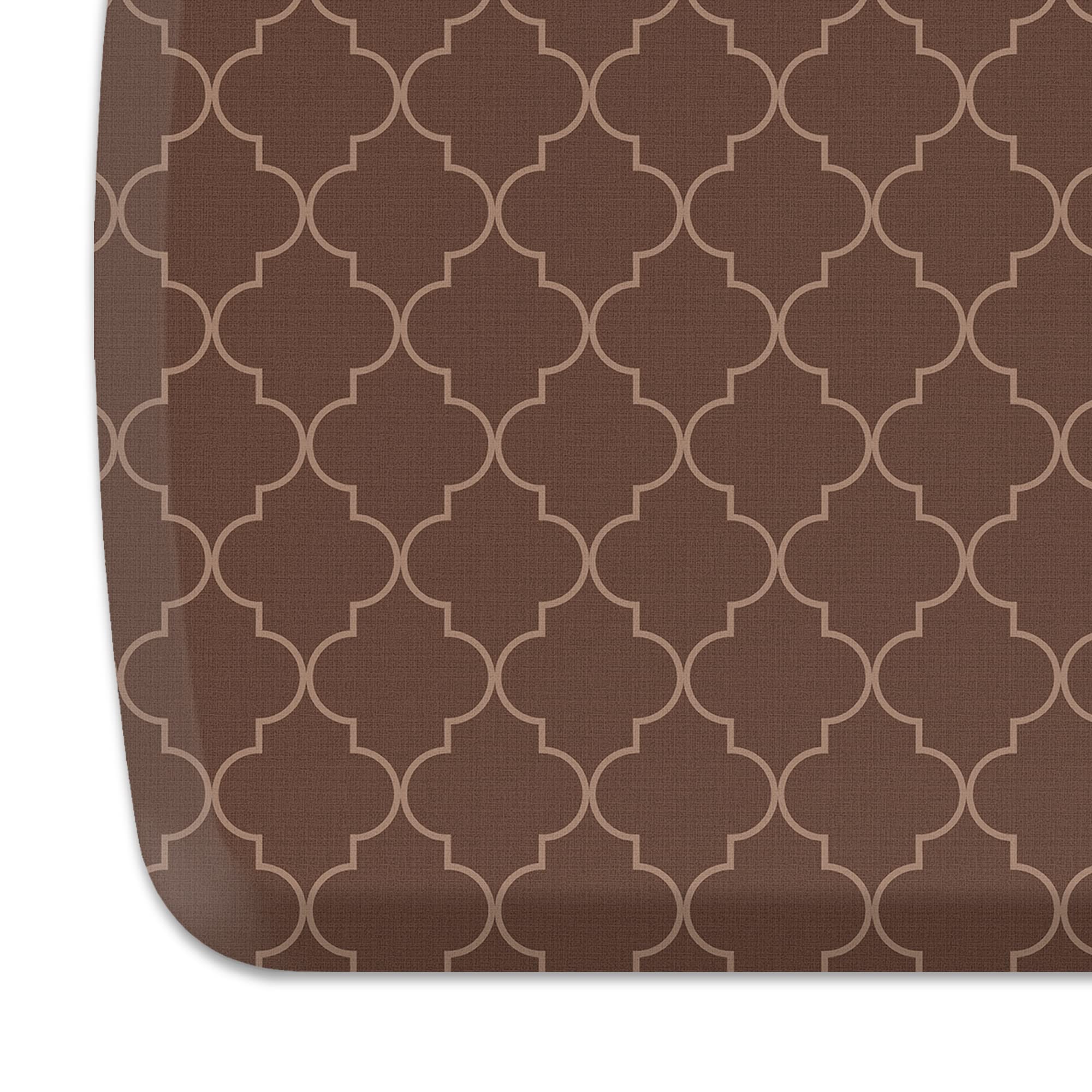 GelPro Elite Premier Anti-Fatigue Kitchen Comfort Floor Mat, 20x72”, Trellis Walnut Stain Resistant Surface with Therapeutic Gel and Energy-return Foam for Health and Wellness