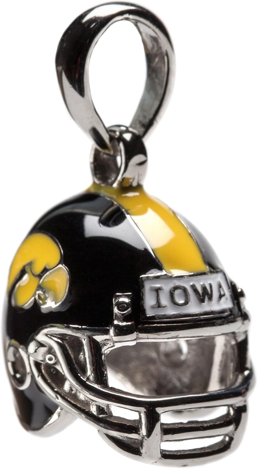 Stone Armory University of Iowa Hawkeyes Dangle Football Helmet Bead Charm