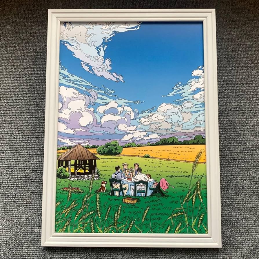 え*う様 【正規品】わたせせいぞう　額装　大判ポスター　A1サイズ □新品未使用□ 額入りポスター① わたせせいぞう SEIZOUWATASEの通販