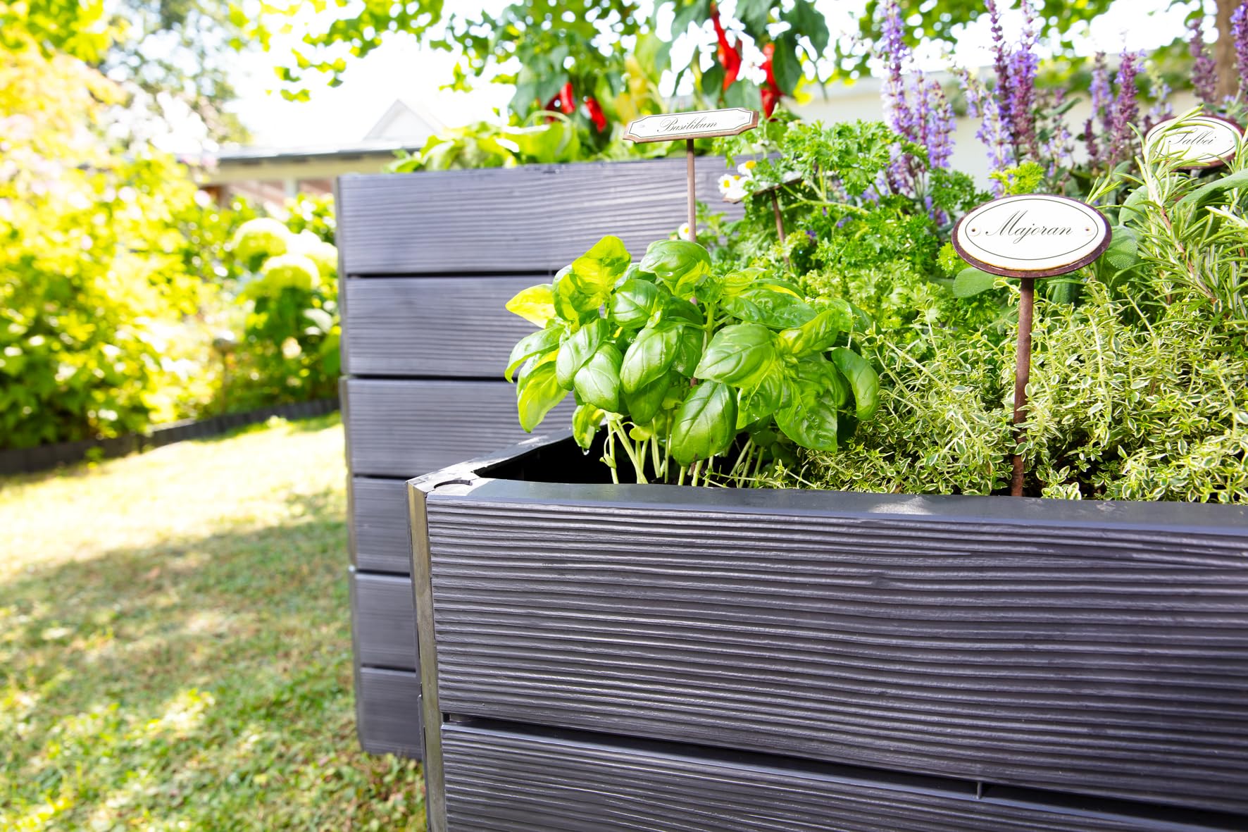 carre potager ergo quadro s set de base de 4 parois
