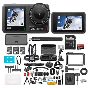 Amazon.com : DJI Osmo Action 4 Camera Adventure Combo