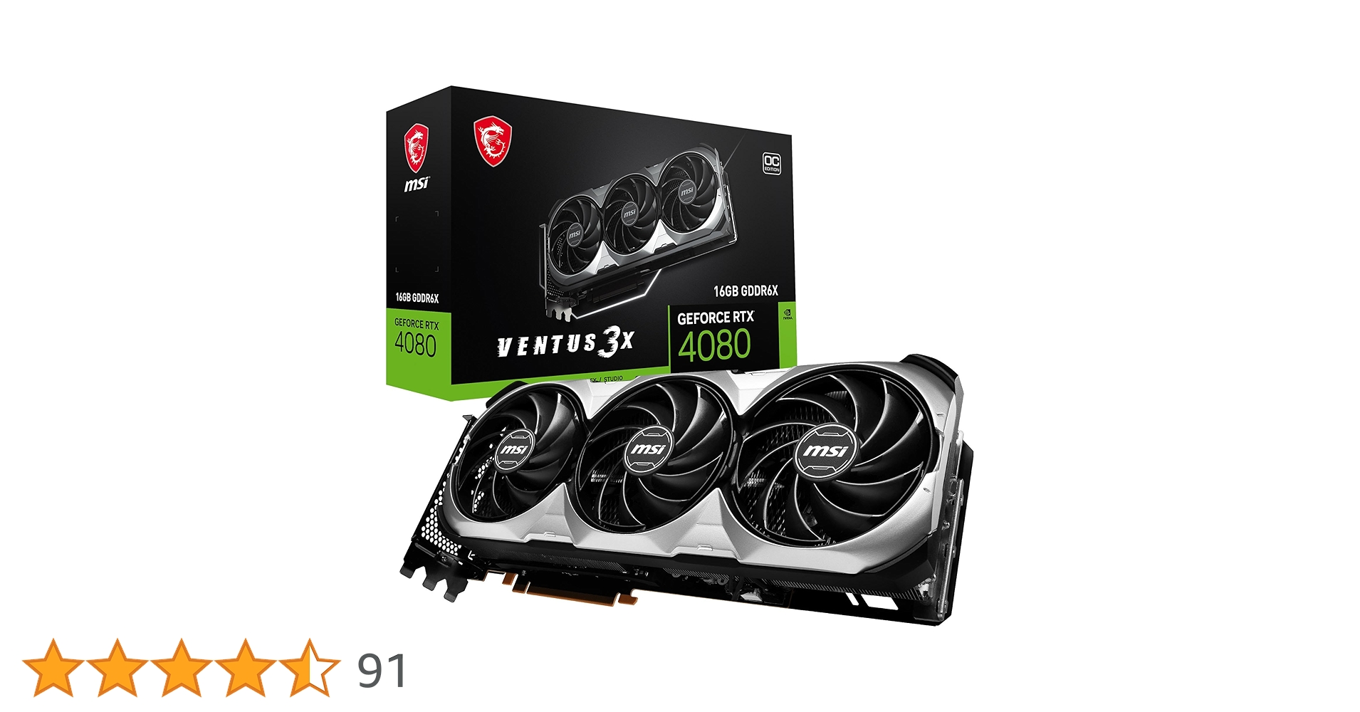 グラフィックボード・グラボ・ビデオカード MSI GeForce RTX 4080 16GB Ventus 3X OC Amazon | MSI GeForce RTX 4080 16GB Ventus 3X OC ゲーミング