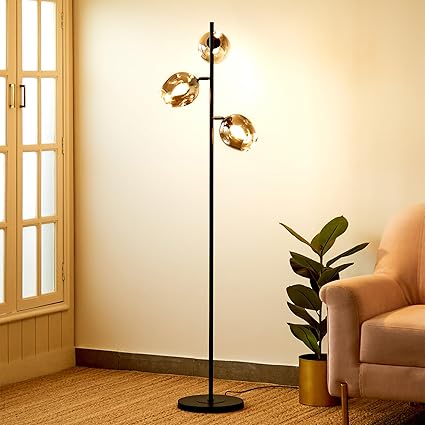 Home Centre Melody Shellacs Metal Floor Lamp