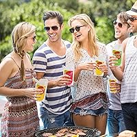 Vista 16 de Bolsas de plástico ocultables y reutilizables con embudo (8OZ-3PCS+16OZ-3PCS)