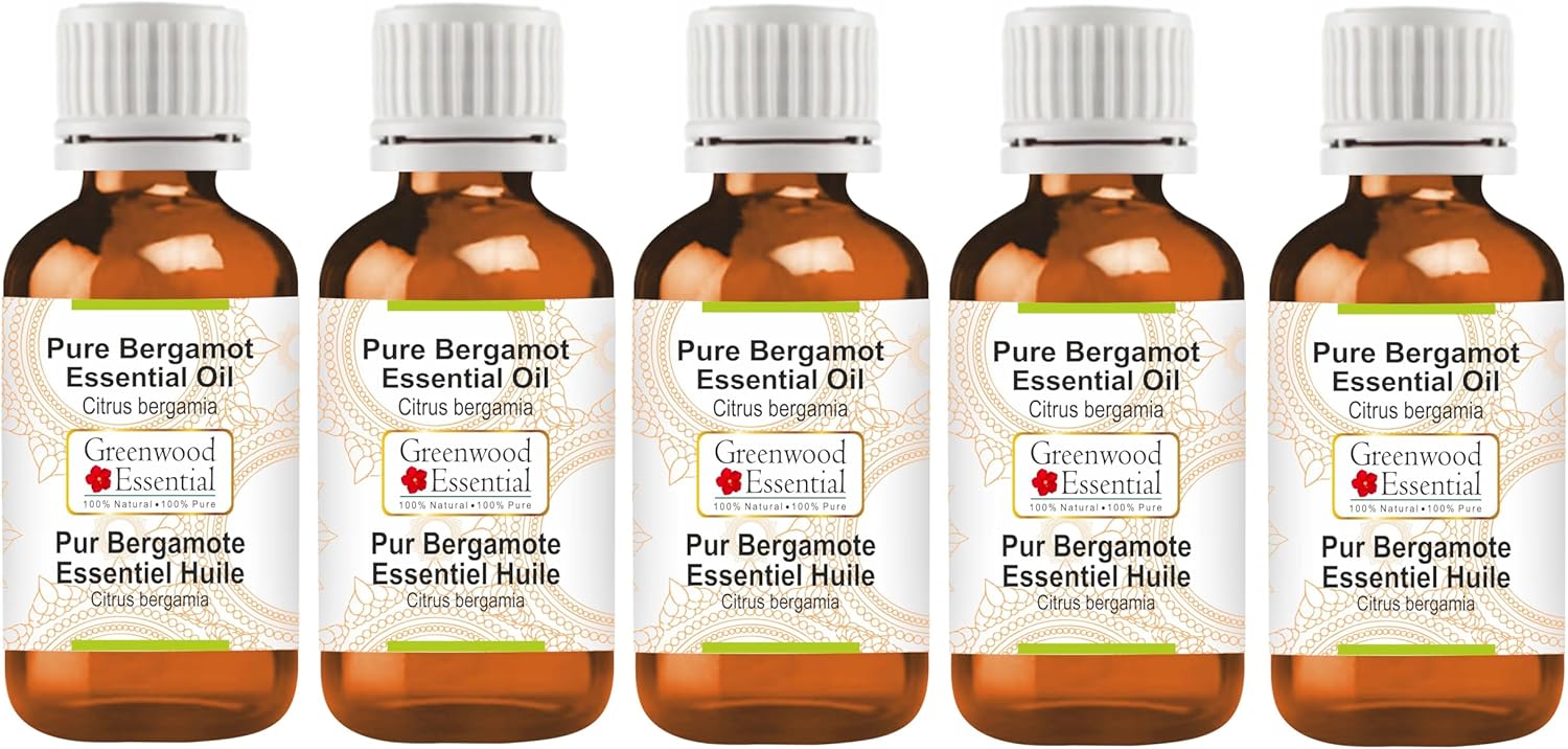 Greenwood Essential Bergamot Essential Oil 5x100ml