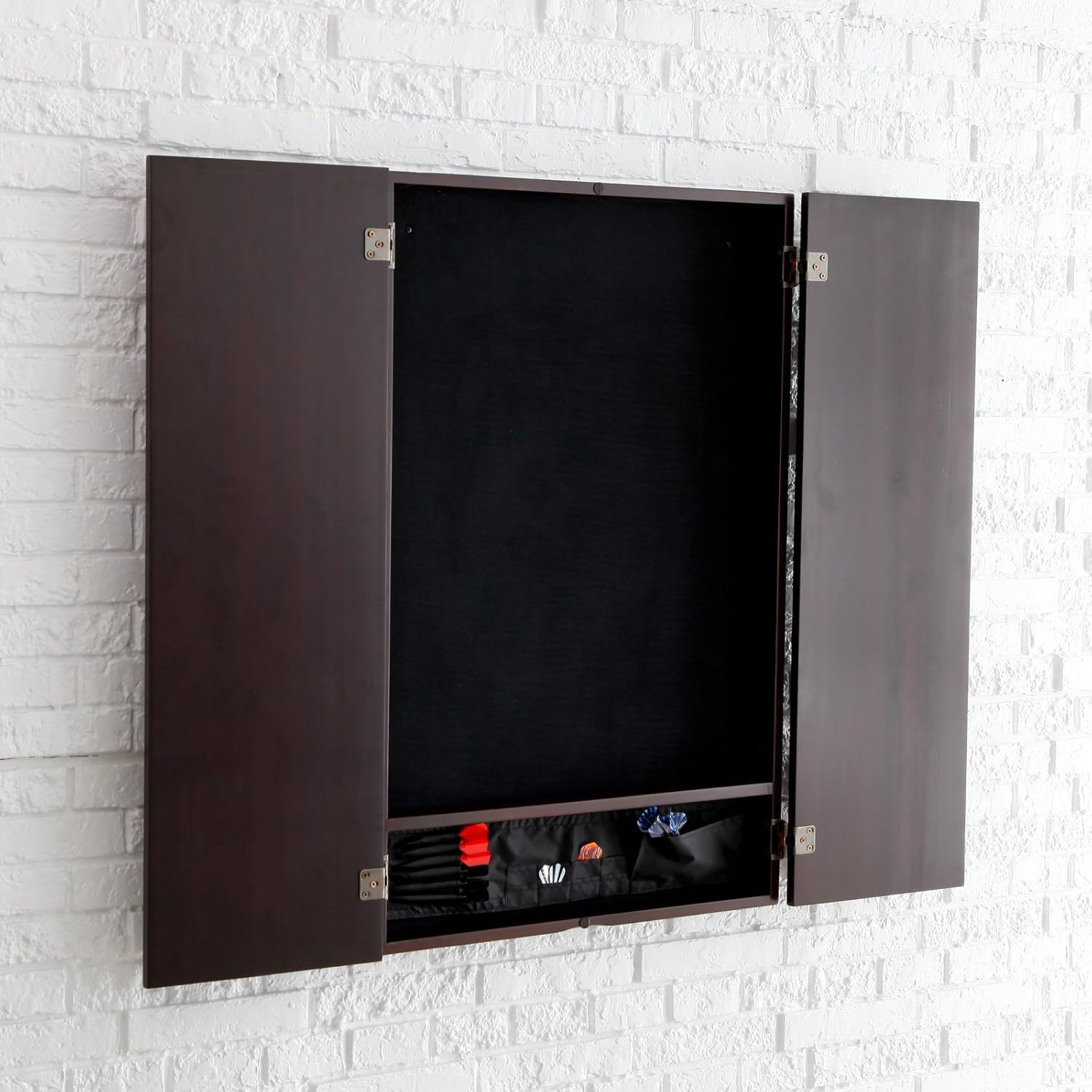 Viper Metropolitan Solid Wood Cabinet & Electronic Dartboard Play-Ready Bundle