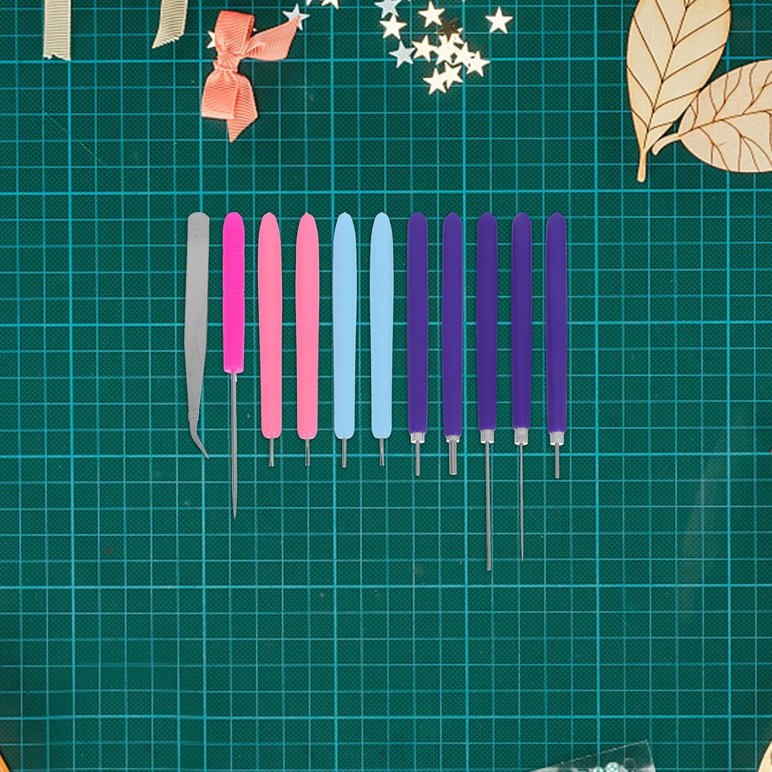 Xmas 12pcs Quilling Tools Set for Paper Crafters and Beginners