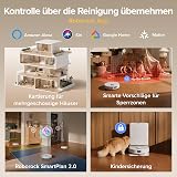 roborock Qrevo S Pro Set Robot Aspirateur Laveur 18 500 Pa, 45 °C Séchage à l’air Chaud, 75 °C Autonettoyant à Haute Température, Évitement d'obstacles et Navigation Intelligente, Anti-enchevêtrements - 8