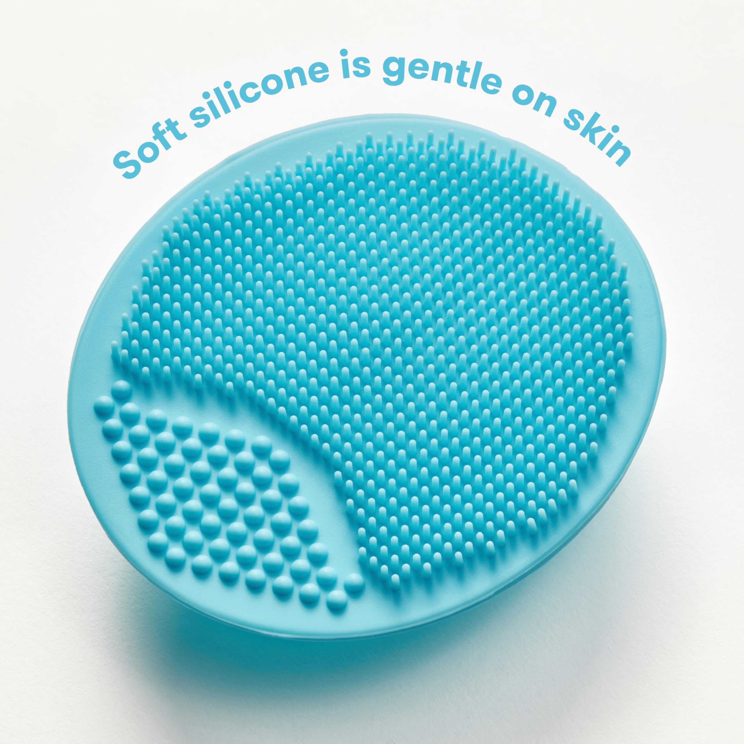 Frida Baby DermaFrida The SkinSoother Brosse de bain pour bébé | Brosse de bain pour bébé, indispensable pour les peaux sèches, le traitement du bonnet de berceau et l'eczéma