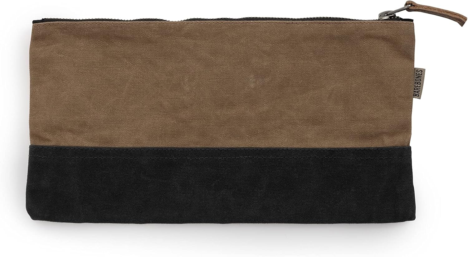 Barebones Neelum Zipper Pouch: Stylish Tool Bag & Travel Bag for Office Supplies, Makeup, and Chargers – Versatile Pencil Pouch with Durable Waxed Canvas and Water-Resistant Design (Small) - Image 4
