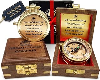 The Dream Chaser Wooden Compass Gift
