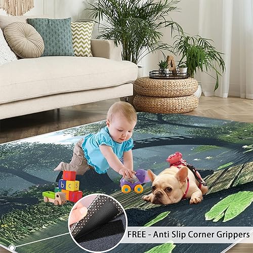 Miniatura 56 de Alfombras deportivas geniales para dormitorio, alfombra de área de automóvil deportivo para sala de estar, alfombra antideslizante para interiores,