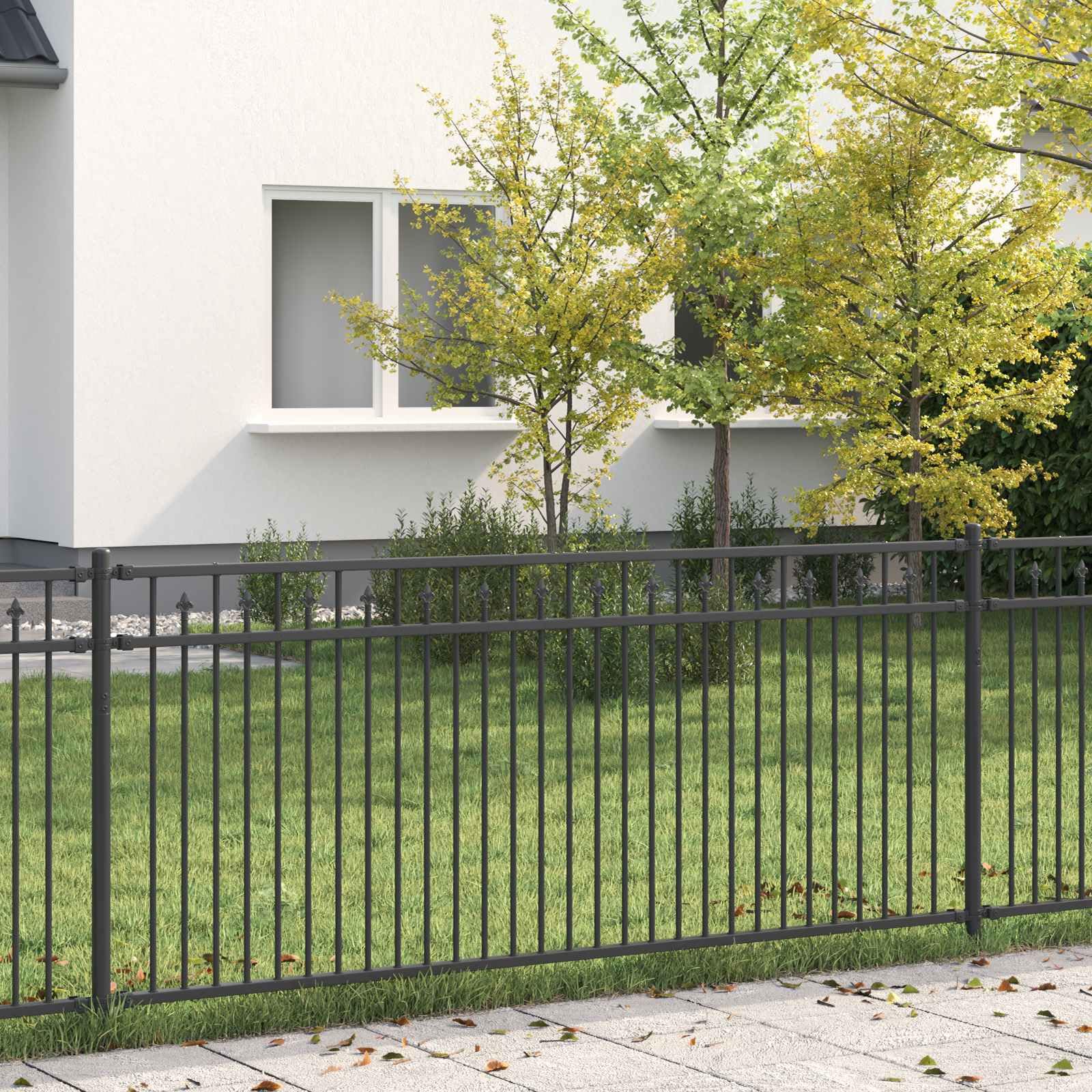 Valla Baarlo Negro Acero 200x130 cm