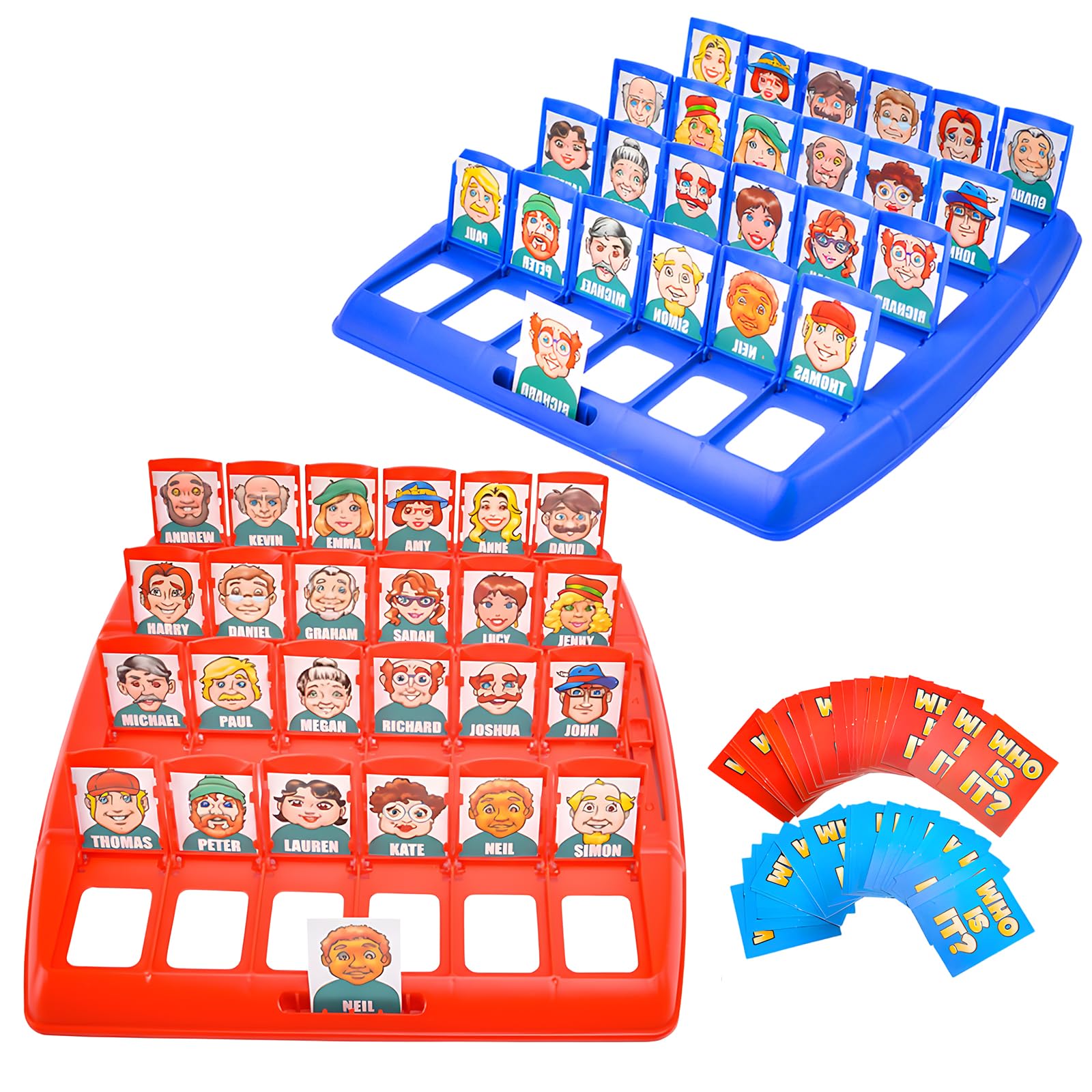 Guess Who Game, Interactive Family Entertainment, Engaging Board Game for Social Gatherings, Classic Guessing Game with Character Cards, Suitable for Various Occasions and Age Groups