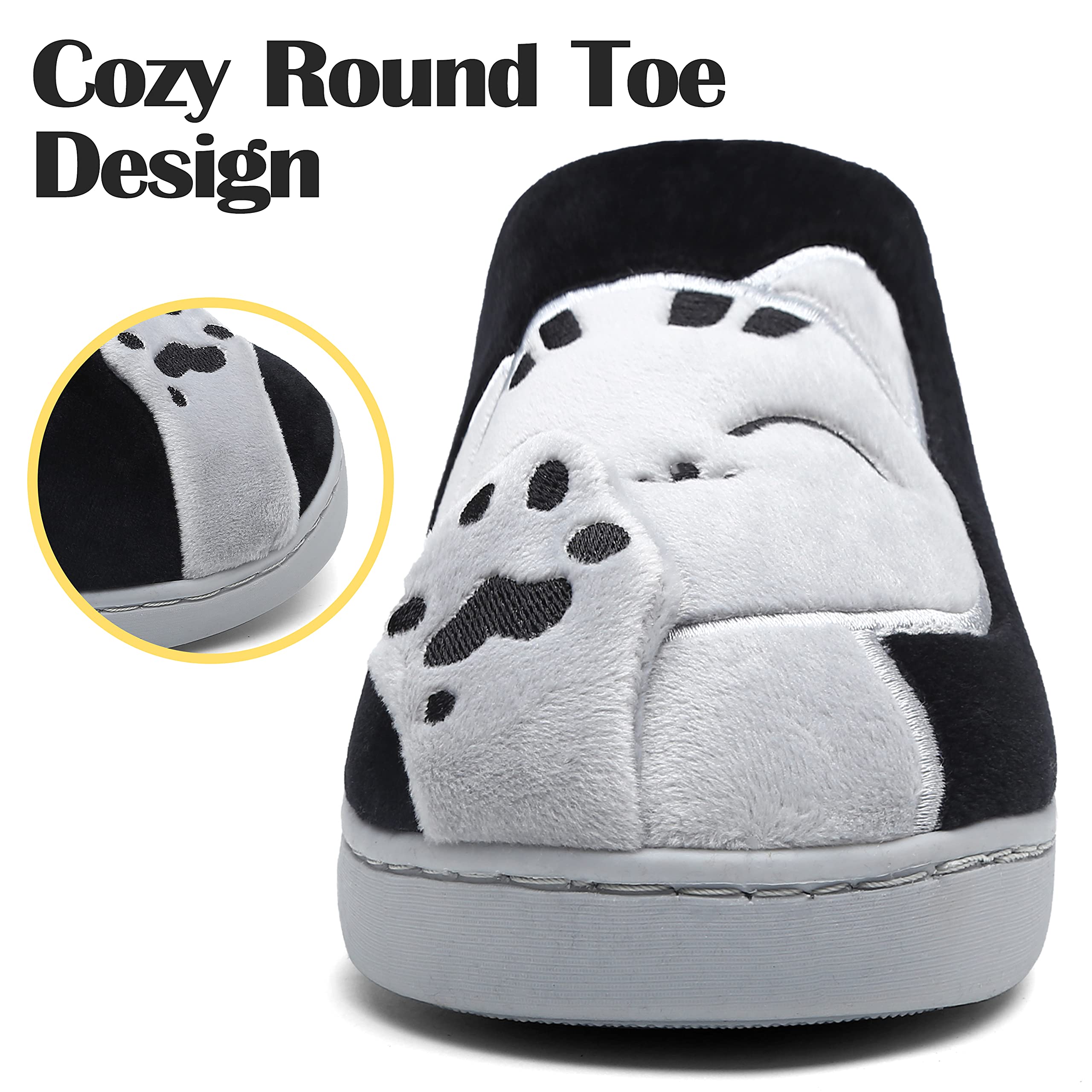 Mishansha Pantofole Donna Uomo Inverno Antiscivolo Caldo Comode Ciabatte da Casa Taglia 36-46 EU