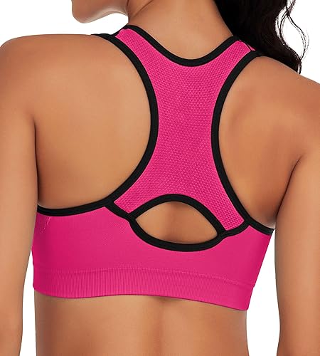 Miniatura 3 de MIRITY - Brasier deportivo de alto impacto con espalda cruzada para mujer