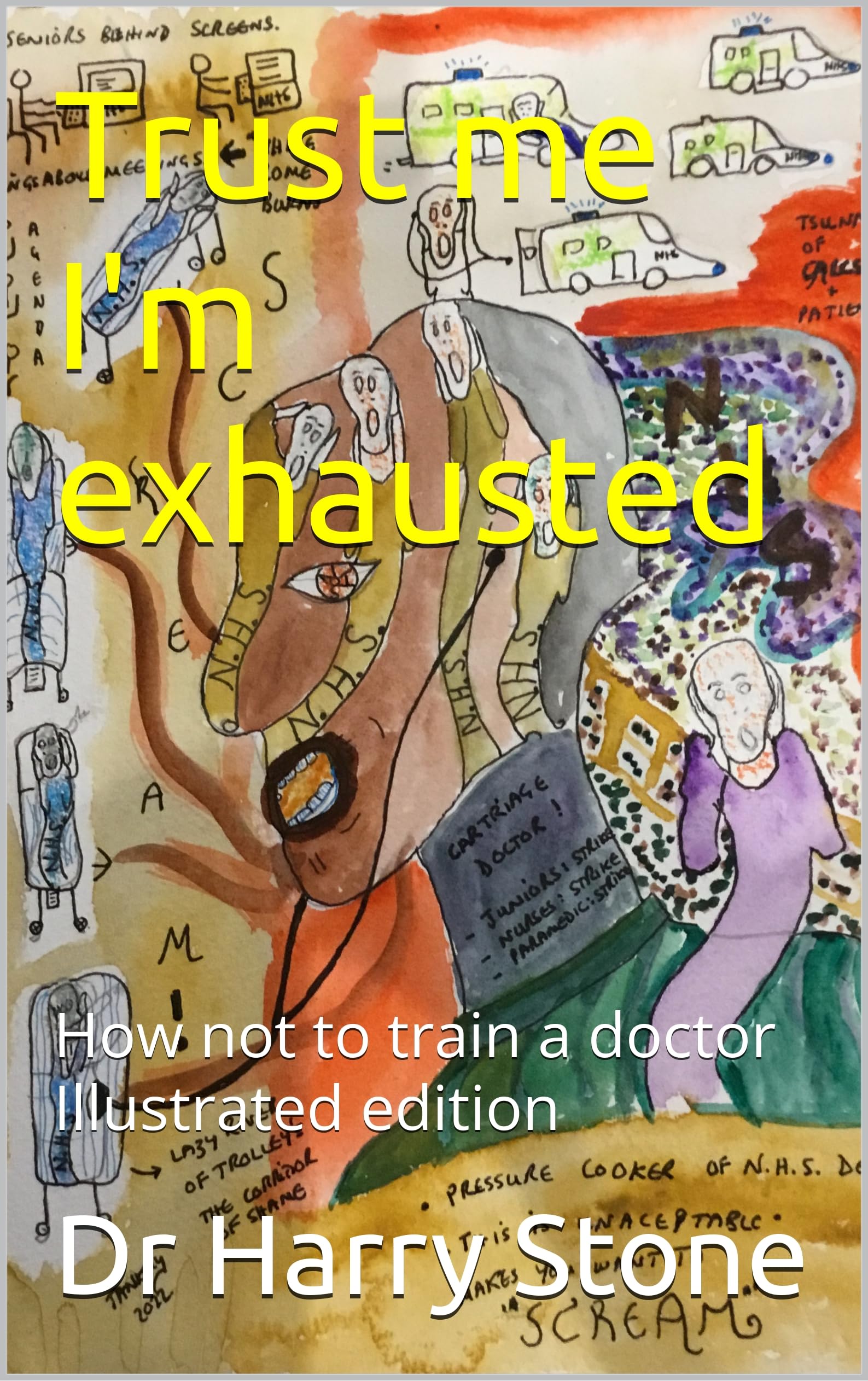 Trust me I'm exhausted idée cadeau humoristique livre illustré anglais