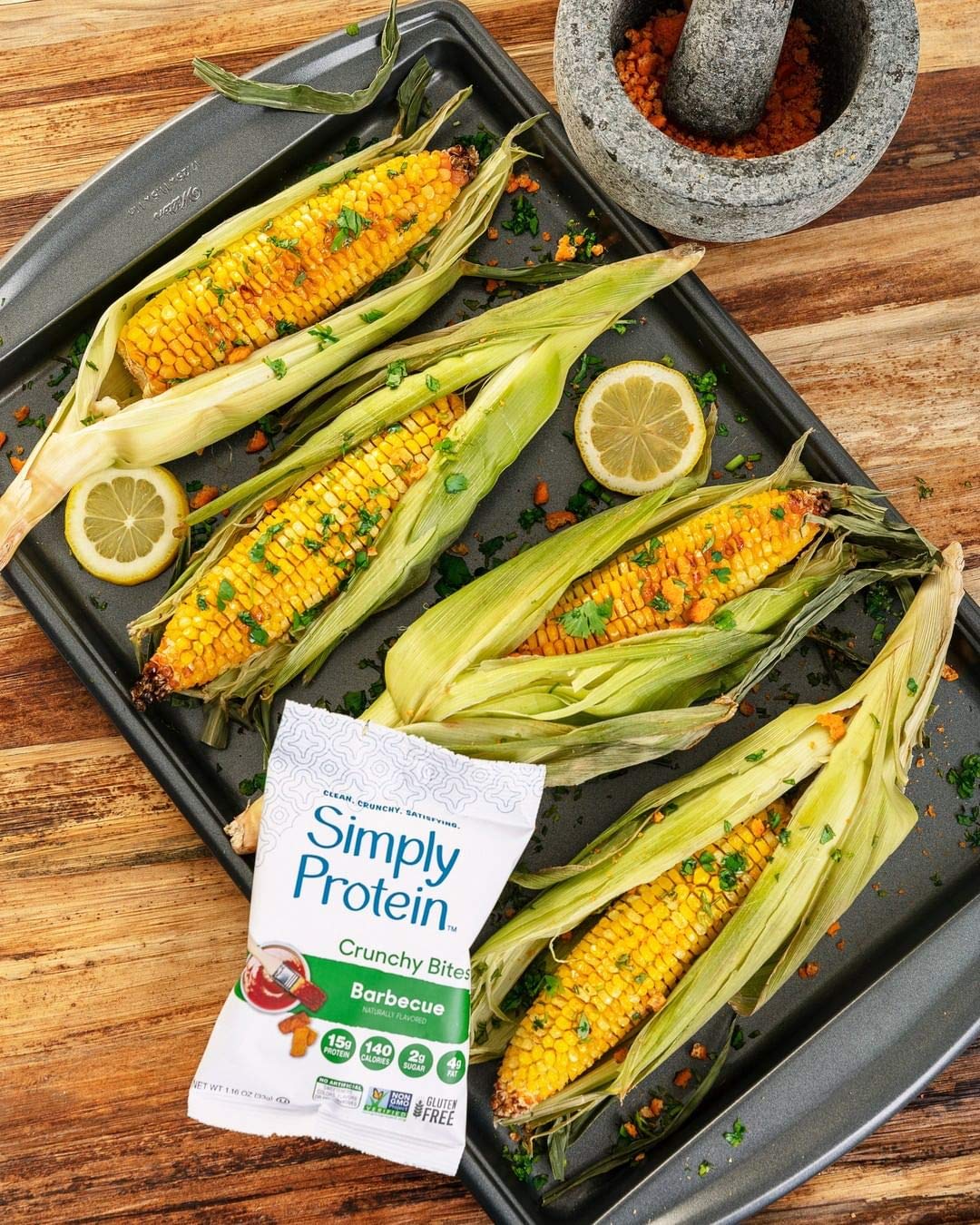 Buy SimplyProtein Protein Chips (Barbecue). Crunchy Vegan Chips made with PlantBased Pea