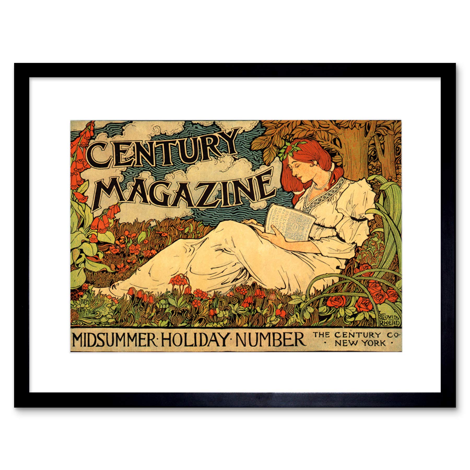 Wee Blue Coo Advert Magazine Century Nouveau USA Nouveau Framed Wall Art Print