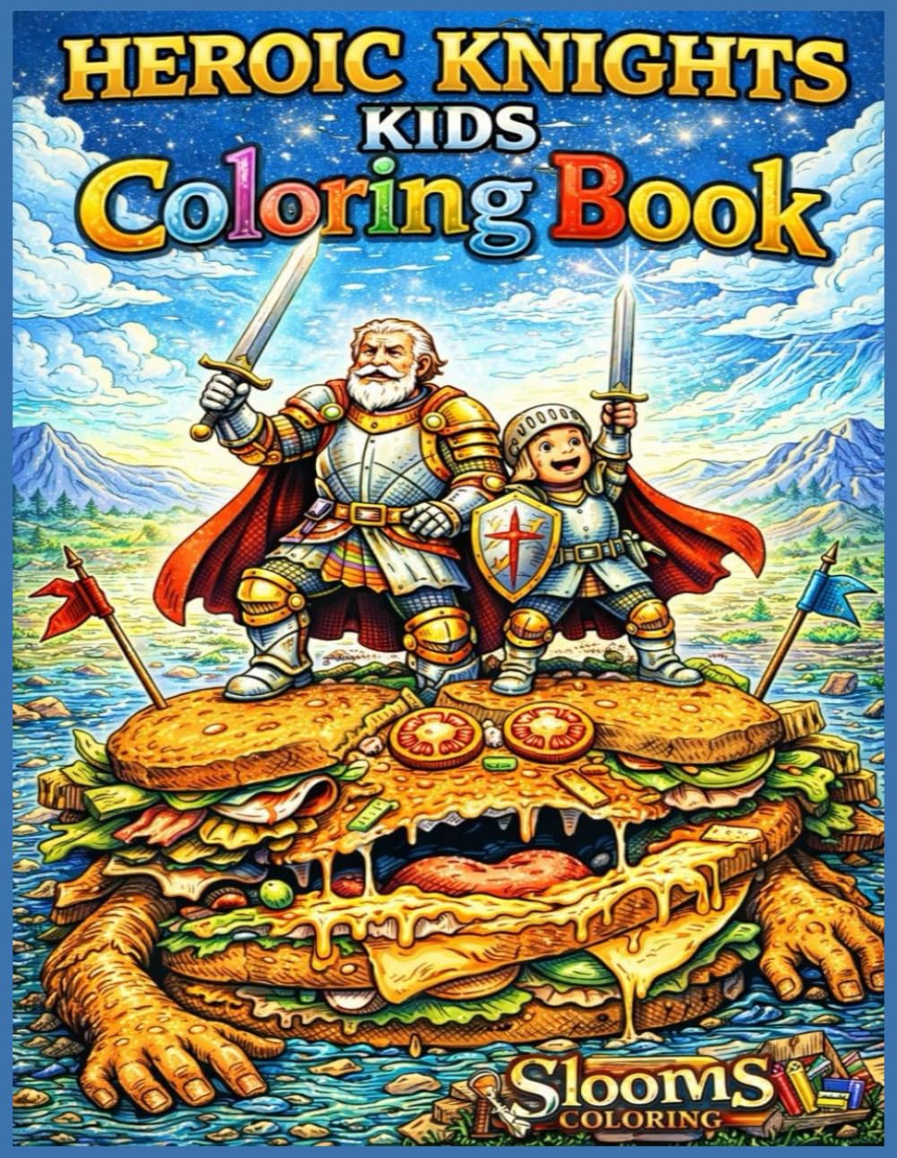 Grandson Coloring Book Gift from Grandpa: Brave Knights Adventure with Dragons, Castles, and Fun Fantasy!: A Magical Coloring Book Adventure for Boys ... His Grandson, and Wholesome Heroic Fun
