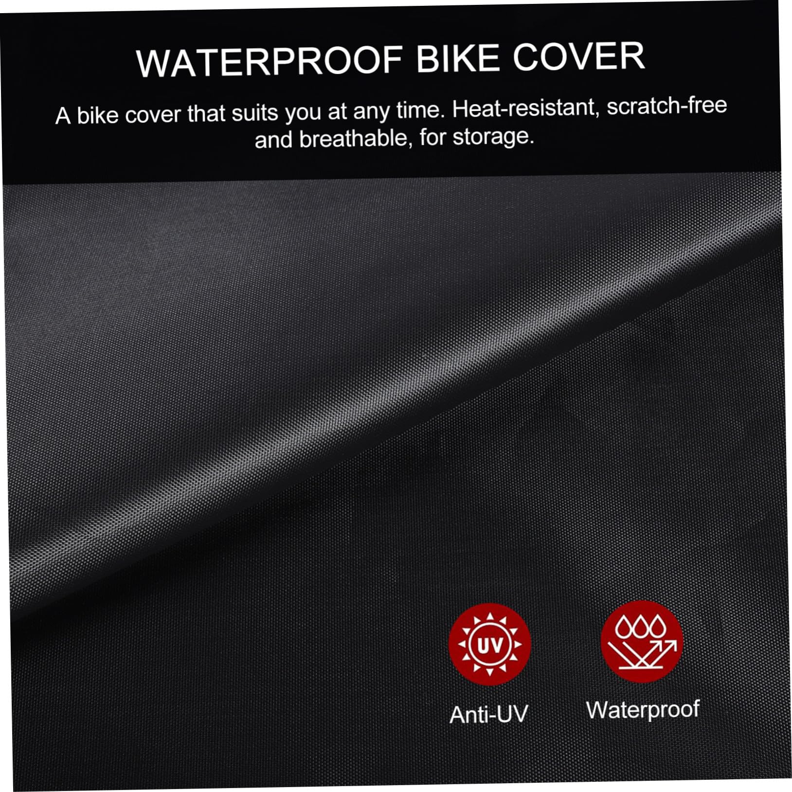 Funda Para Bicicletas De Montaña y Resistente Al Polvo Hecha De Oxford Adecuada Para Almacenamiento Al Aire y Protección De Bicicletas