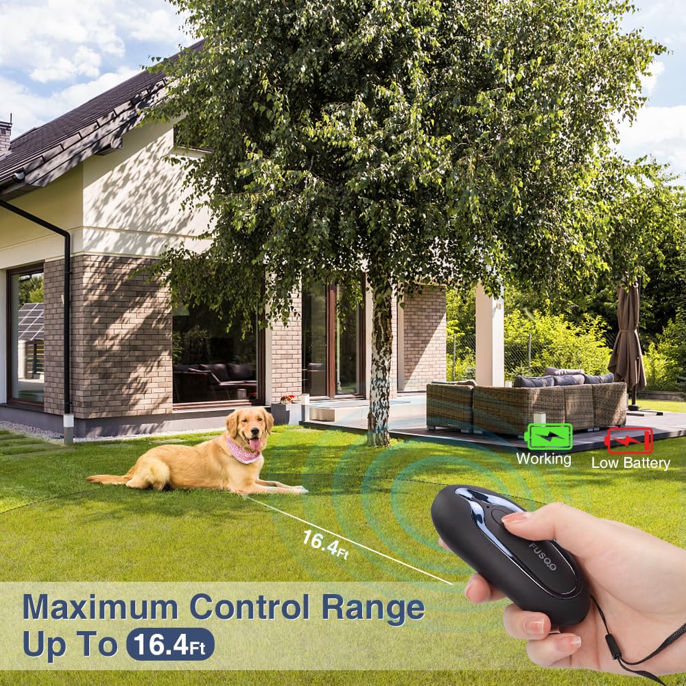 Anti Aboiement Chien Portatif, Puissant Boitier Ultrason Chien avec LED, Boitier Anti AboiementChien Ultrason pour Intérieur & Extérieur, AntiAboiement pour Petits, Moyens et GrandsChiens