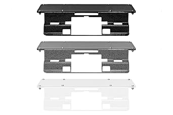 2022 Chevrolet Silverado 4500 HD Compatible - No-Drill Rooftop Mounting Bracket - 16" x 8" 3rd Brake Light Magnetic Plate - No Cam - Black