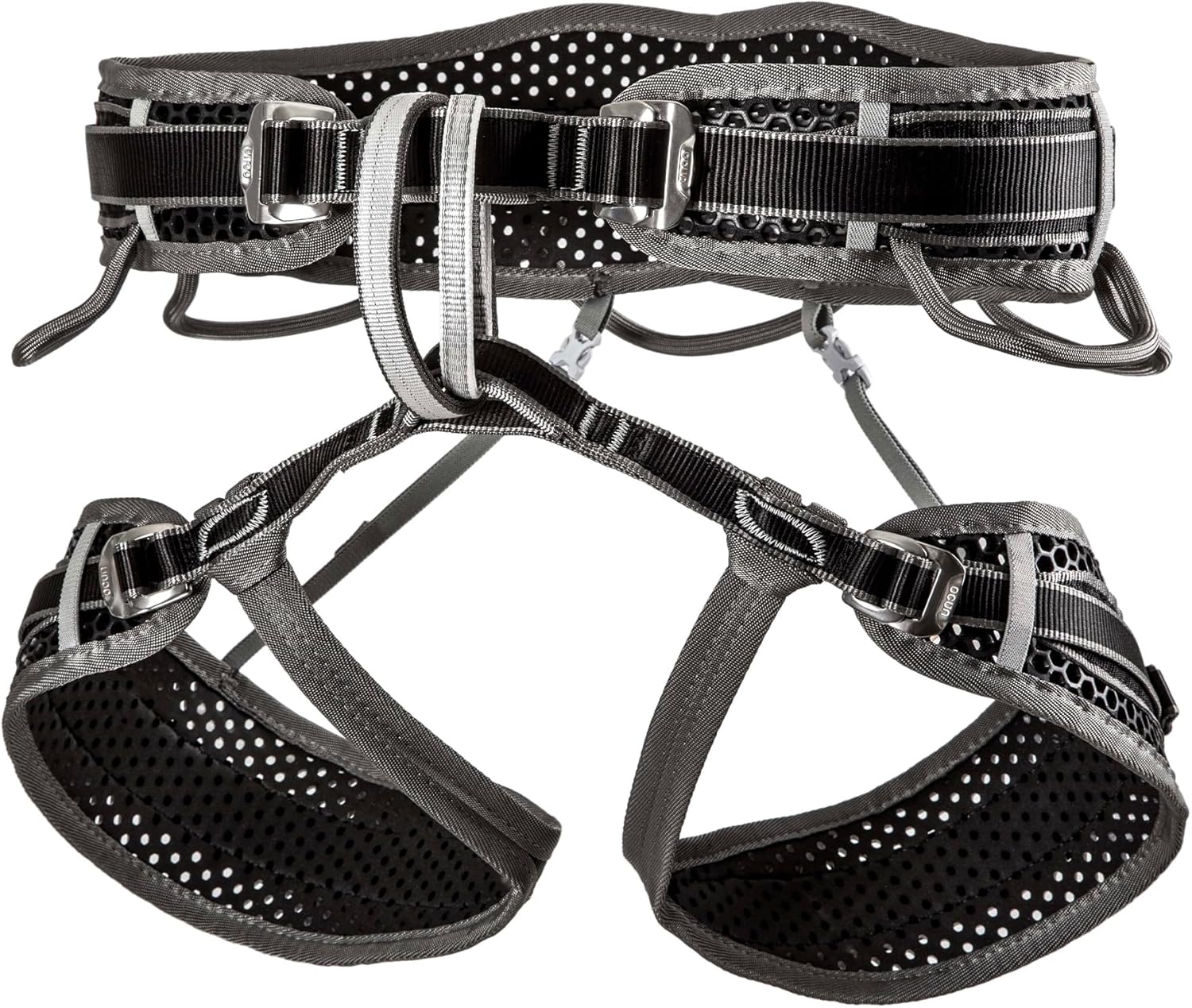 Ocun Webee Bigwall Rock Climbing Harness | 7 Gear Loop Half Body Safety Harness for Bigwall, Trad & Alpine Climbs (4 Buckle)