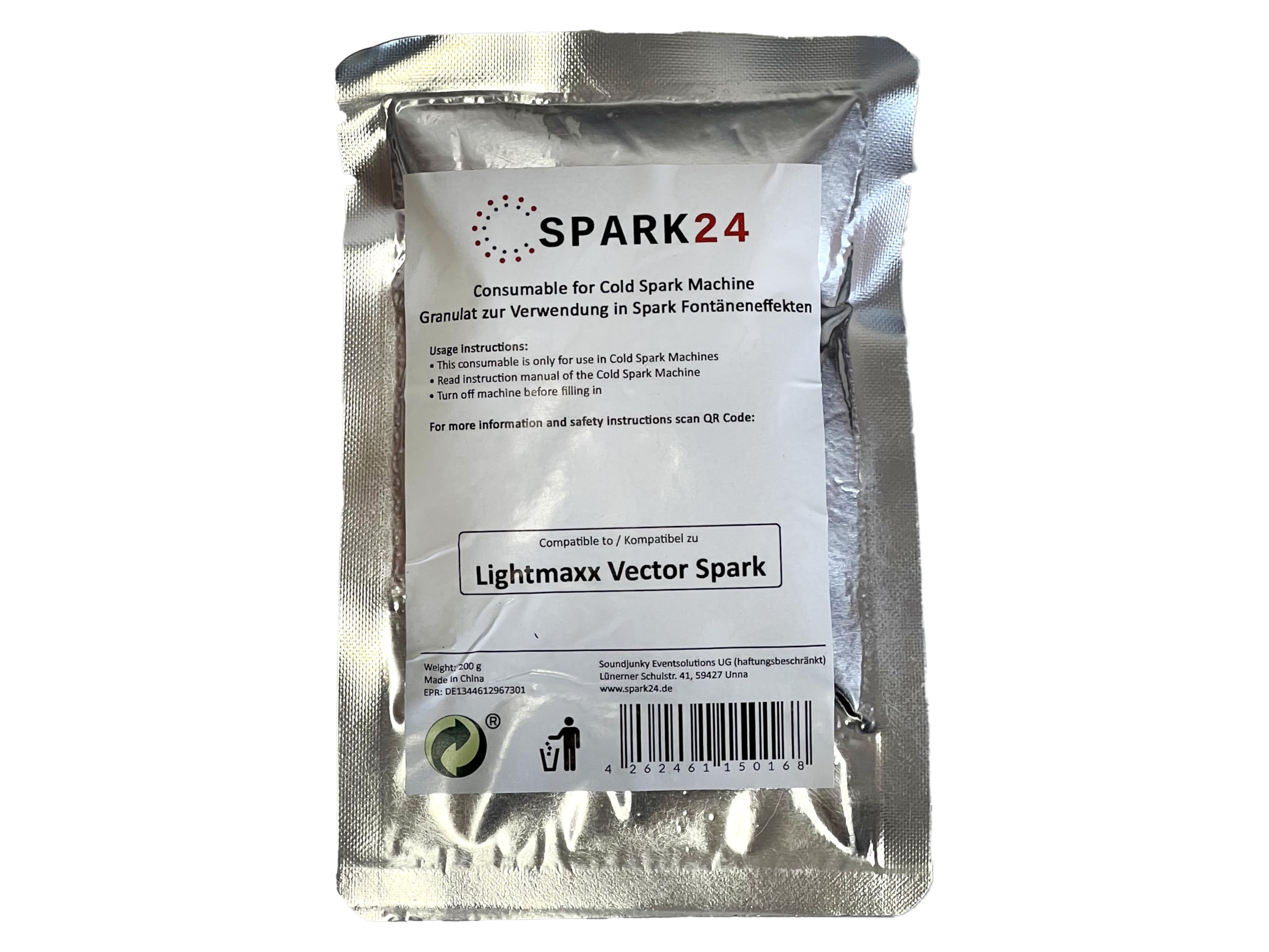 Granules Compatible with Lightmaxx Vector Spark Up! Powder Titanium Sparks