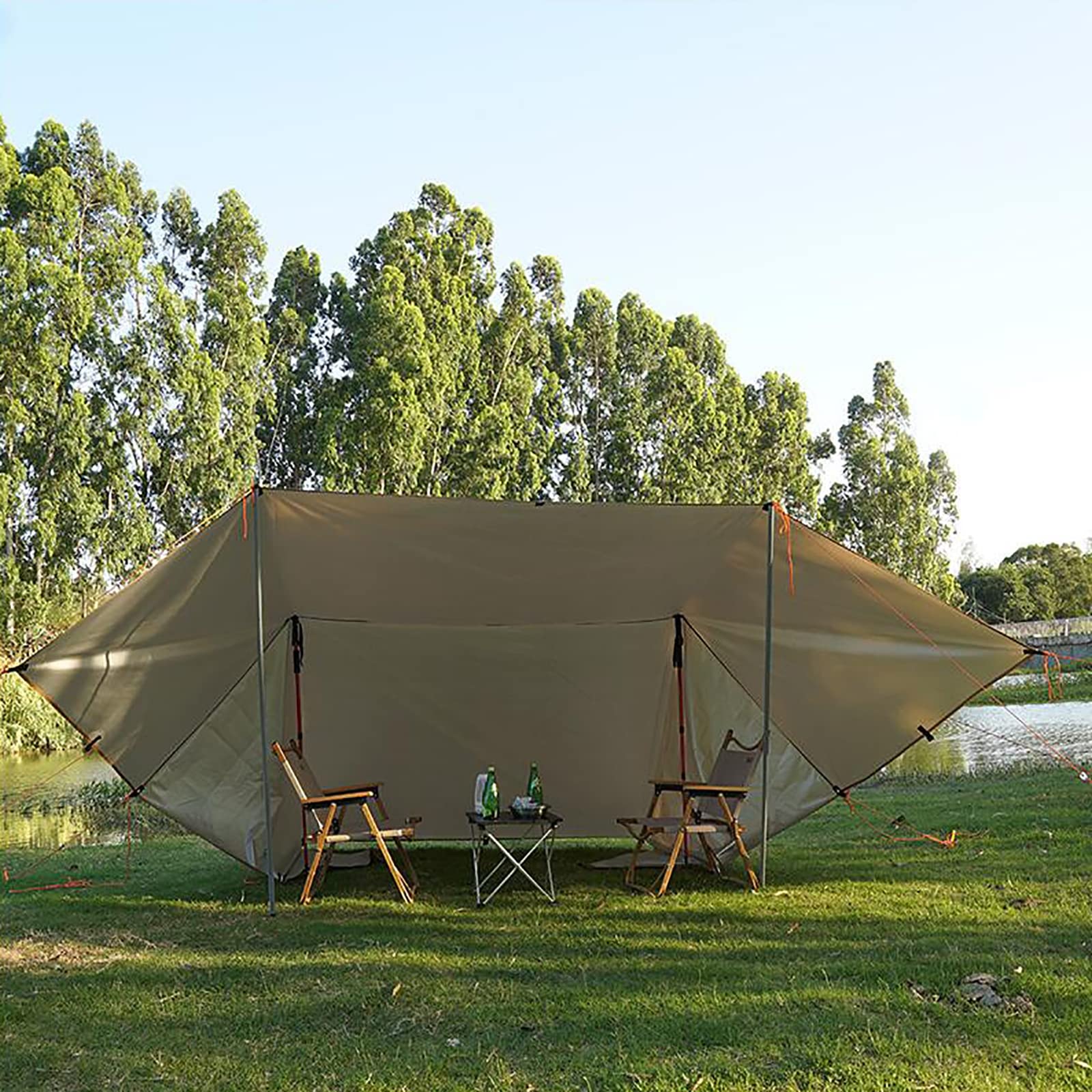 Amazon.com : SLDAGe 12x12 ft Waterproof Camping tarp, Portable