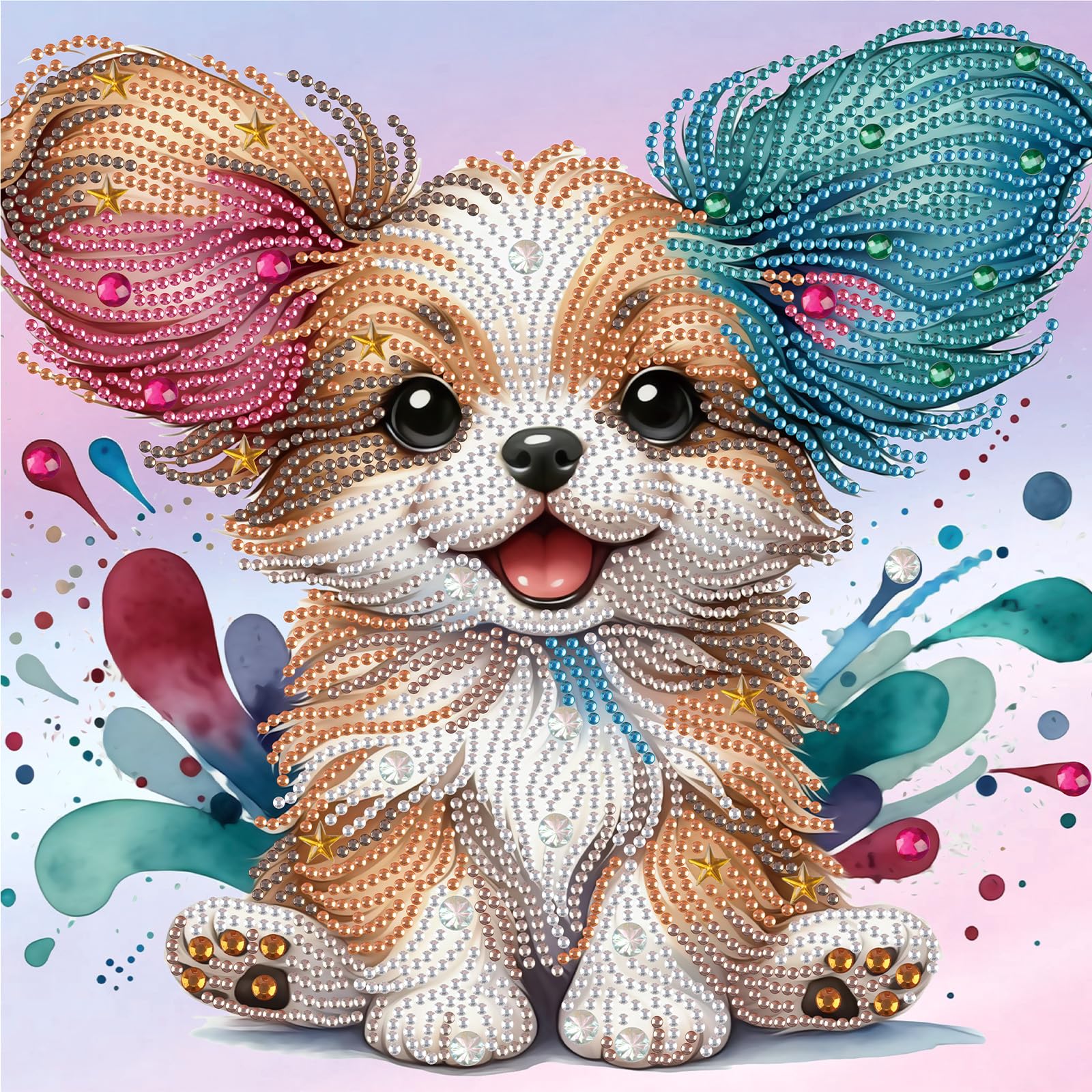 Amazon.co.jp: JISHSHAY ダイヤモンドアート 特殊形状 ラインストーン