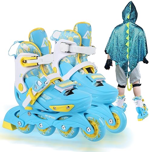 Miniatura 9 de Patines en línea, patines en línea ajustables para niños con ruedas iluminadas para niños, niñas, niños, adolescentes, principiantes y avanzados |