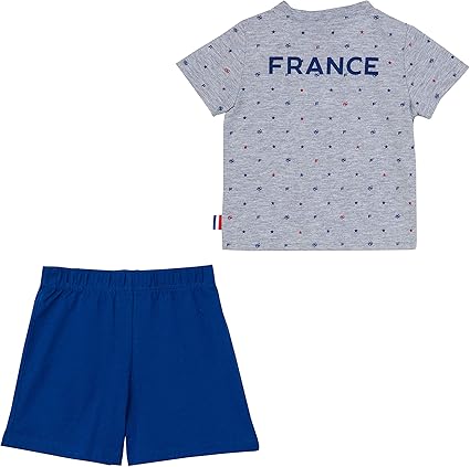 Equipe De France De France French National Football Team Set T Shirt And Shorts Baby Boys Fff Official Collection Amazon De Clothing