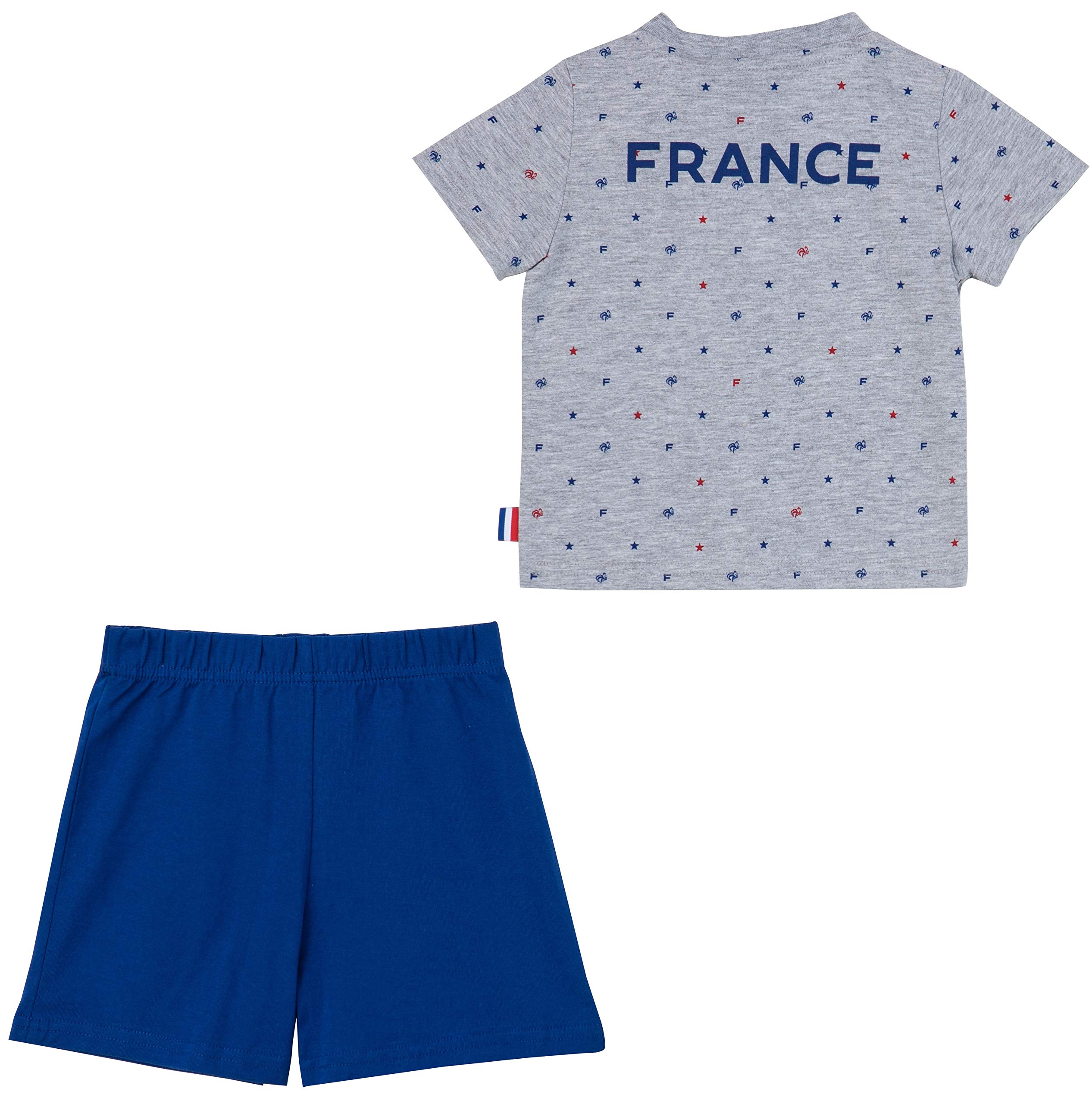 Equipe de France de Football Ensemble t-Shirt + Short bébé garçon FFF - Collection Officielle