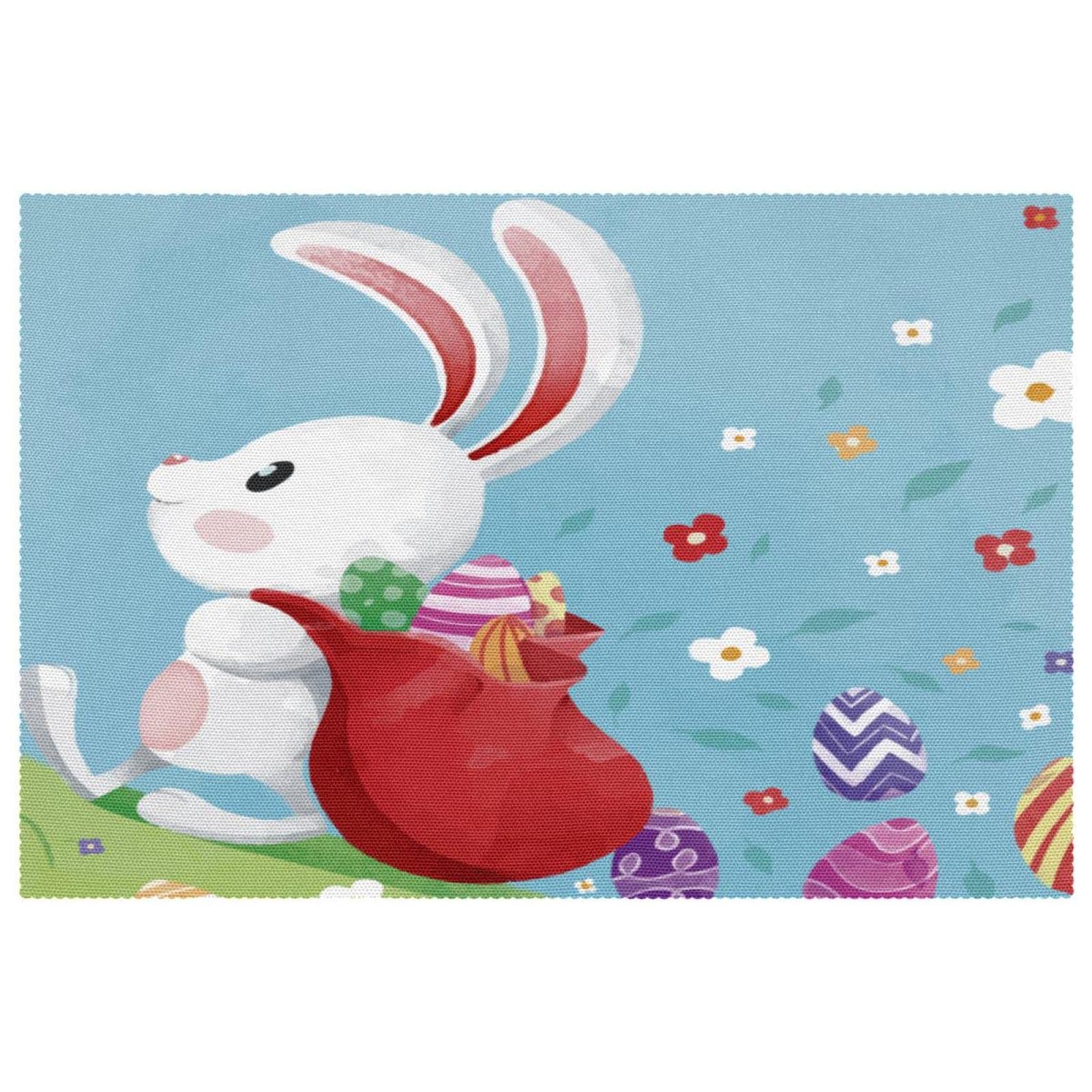 Set de table lapin mignon résistant pour protéger la table des enfants